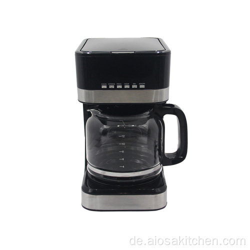 Automatische LCD-Tropfkaffeemaschine mit Programm 12cups